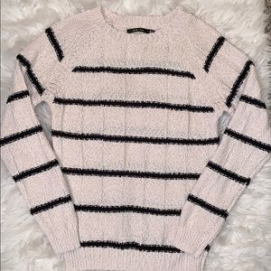 Black striped sweater